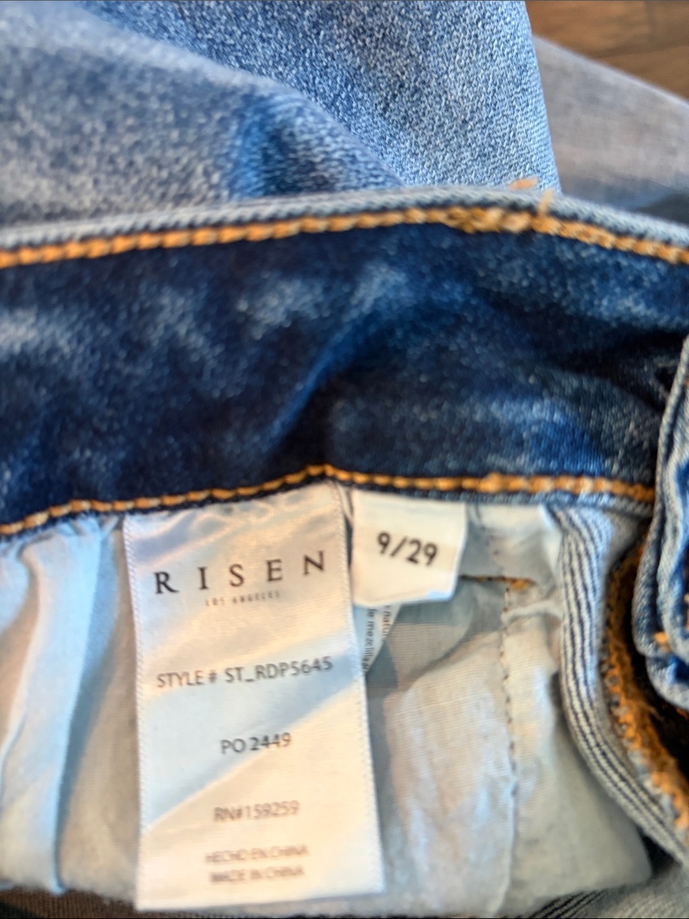 Risen Wide Leg Ankle Jeans Sz 9/29 - Picture 5 of 8